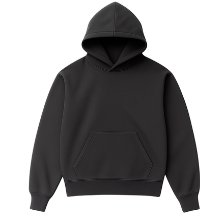 BLANK HOODIE - CHARCOAL