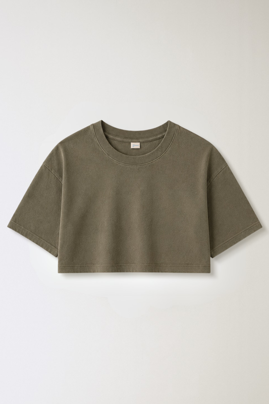 Boxy Cropped T-shirt